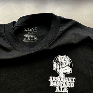 Stone Brewing ARROGANT BASTARD Men’s TEE small (new old stock)